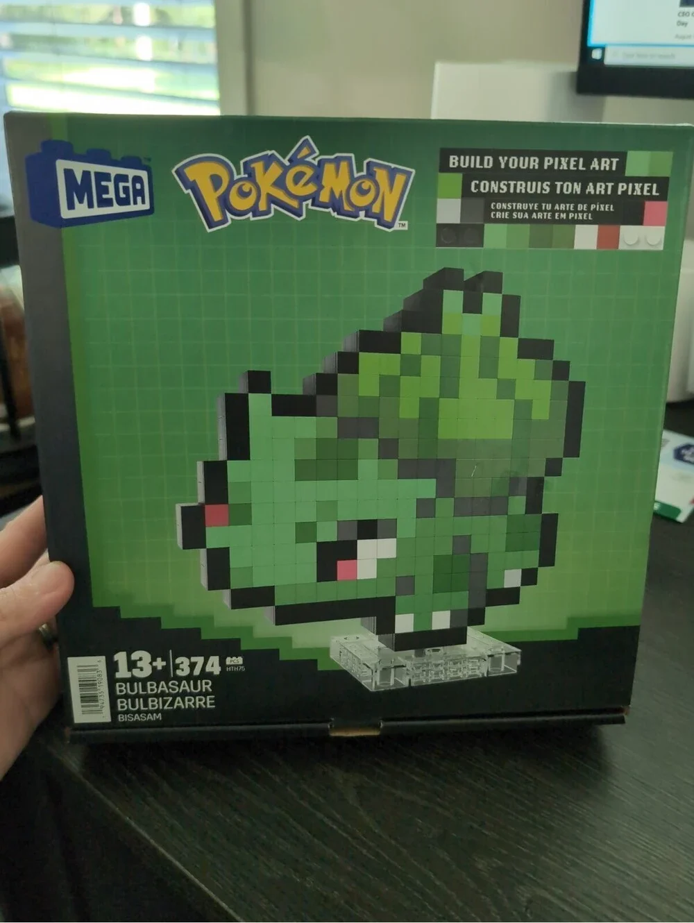 MEGA Pokemon Bulbasaur Pixel Art Building Toy Set Kids Age 13+ Pokémon